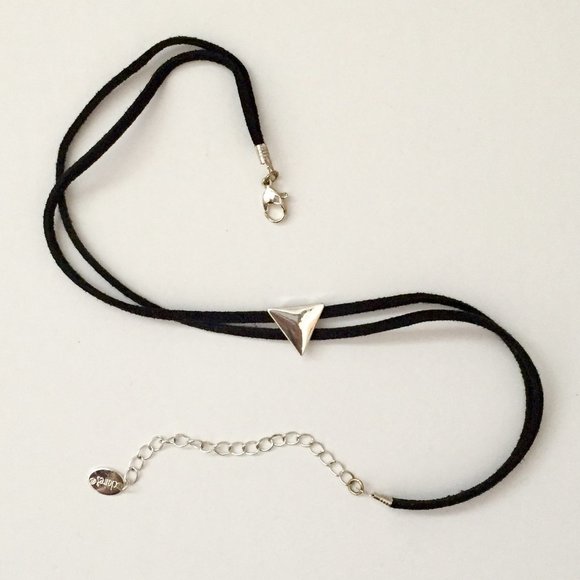 Silver Triangle Choker